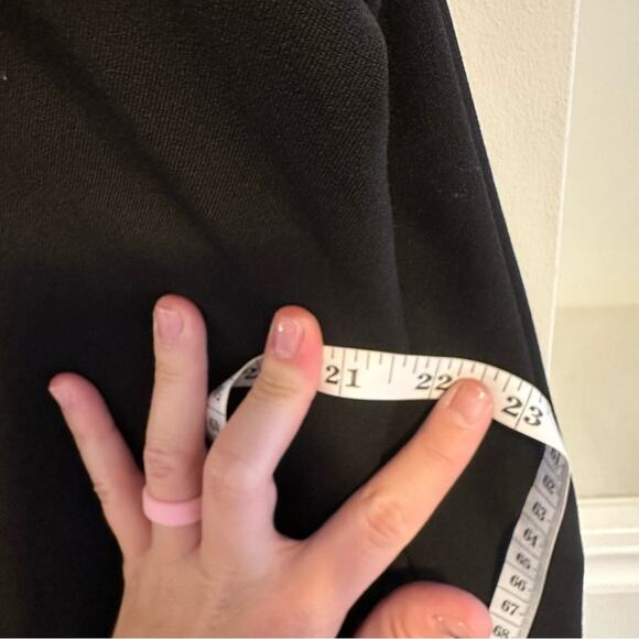 Vintage Lynn Ritchie Black Button Front Trench Jacket 16 - Picture 4 of 11